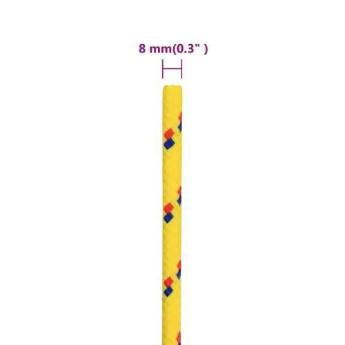 Brodski konop žuti 8 mm 250 m od polipropilena - Žuta 1 250 m 8 mm Cijena