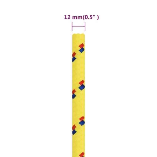 Brodski konop žuti 12 mm 100 m od polipropilena - Žuta 1 100 m 12 mm Cijena