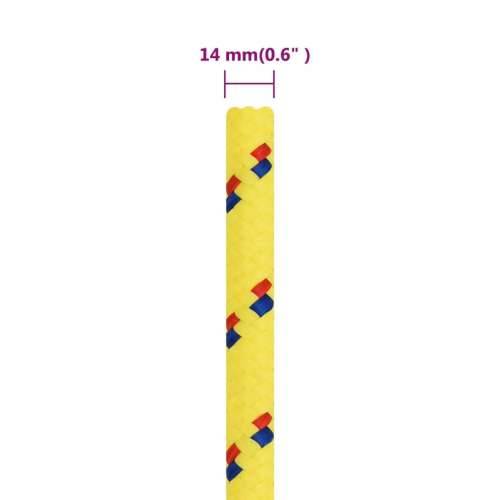 Brodski konop žuti 14 mm 50 m od polipropilena - Žuta 1 50 m 14 mm Cijena