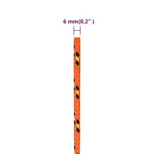 Brodski konop narančasto 6 mm 250 m od polipropilena - orange 1 250 m 6 mm Cijena