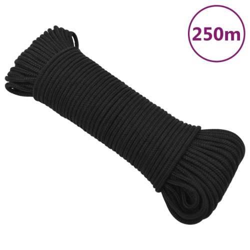 Brodski konop tamnocrni 3 mm 250 m od polipropilena - Crna 1 250 m 3 mm Cijena
