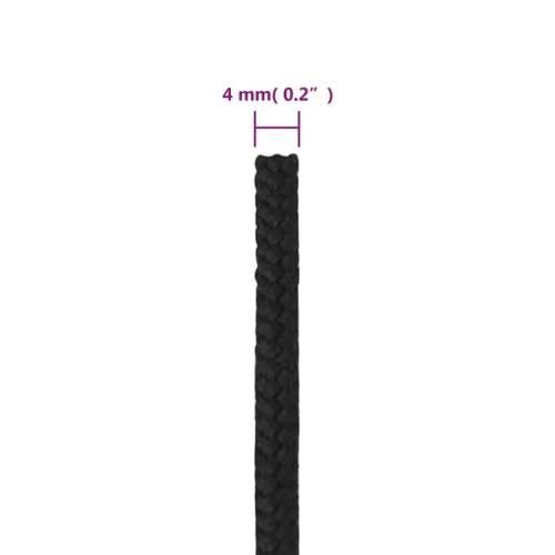 Brodski konop tamnocrni 4 mm 50 m od polipropilena - Crna 1 50 m 4 mm Cijena