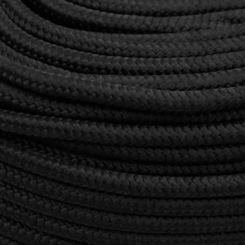 Brodski konop tamnocrni 6 mm 25 m od polipropilena - Crna 1 25 m 6 mm Cijena