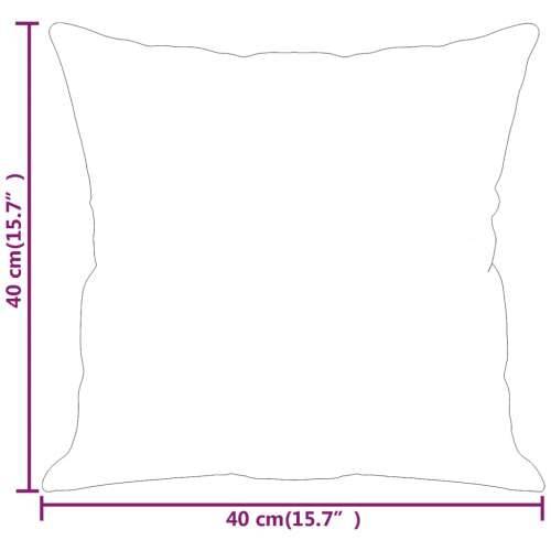 Ukrasni jastuci 2 kom smeđi 40 x 40 cm od tkanine Cijena