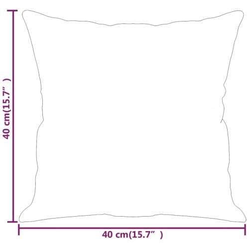 Ukrasni jastuci 2 kom svjetložuti 40 x 40 cm od tkanine Cijena