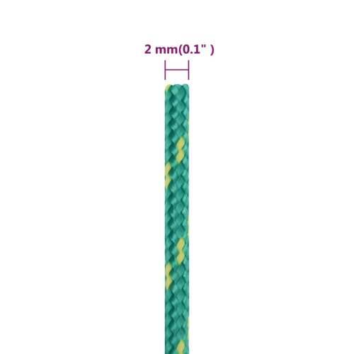 Brodski konop zeleni 2 mm 250 m od polipropilena - Zelena 1 250 m 2 mm Cijena