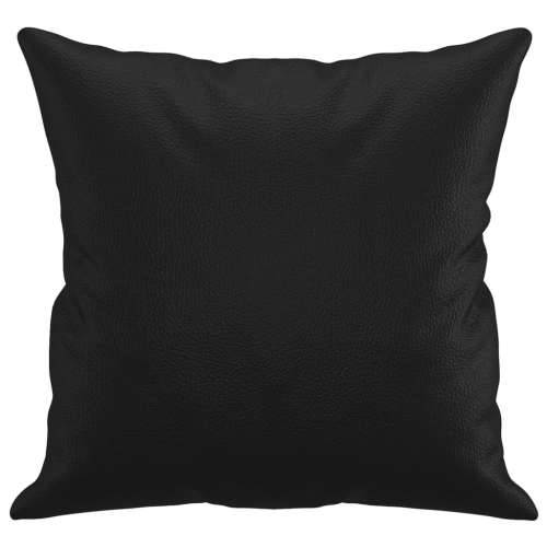 Ukrasni jastuci 2 kom crni 40 x 40 cm od umjetne kože - Crna 1 Cijena