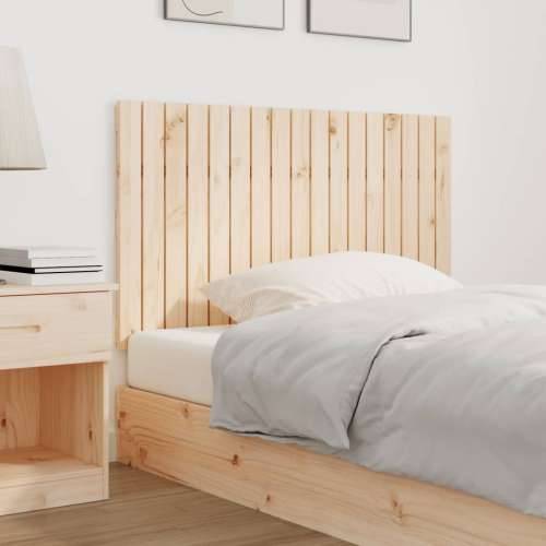 Zidno uzglavlje 108 x 3 x 60 cm od masivne borovine - Prirodna 108 x 60 cm 1 Cijena