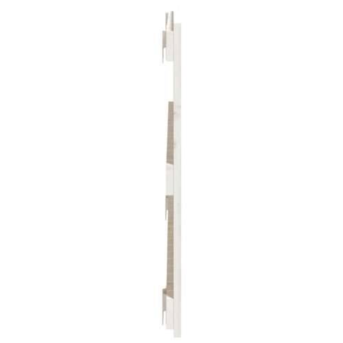 Zidno uzglavlje bijelo 108 x 3 x 60 cm od masivne borovine - Bijela 108 x 60 cm 1 Cijena