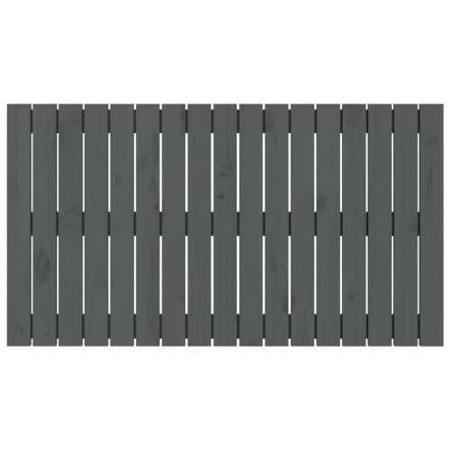 Zidno uzglavlje sivo 108 x 3 x 60 cm od masivne borovine - Siva 108 x 60 cm 1 Cijena