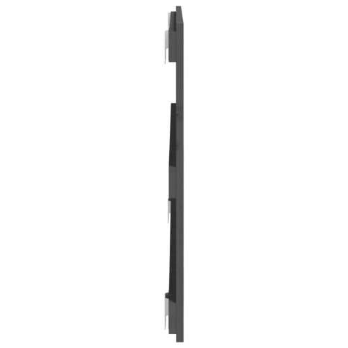 Zidno uzglavlje sivo 108 x 3 x 60 cm od masivne borovine - Siva 108 x 60 cm 1 Cijena
