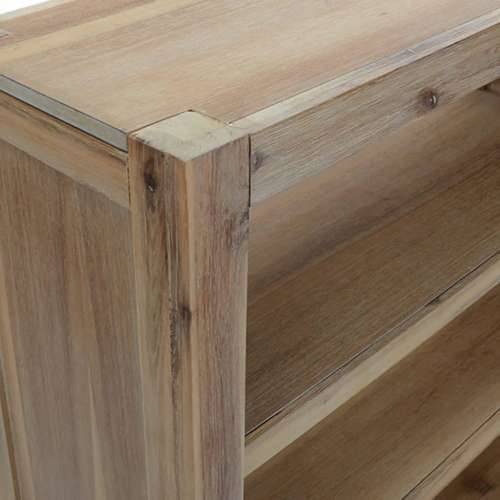 Polica za knjige sa 6 razina 80x30x170 cm masivno drvo bagrema - 1 170 cm Cijena