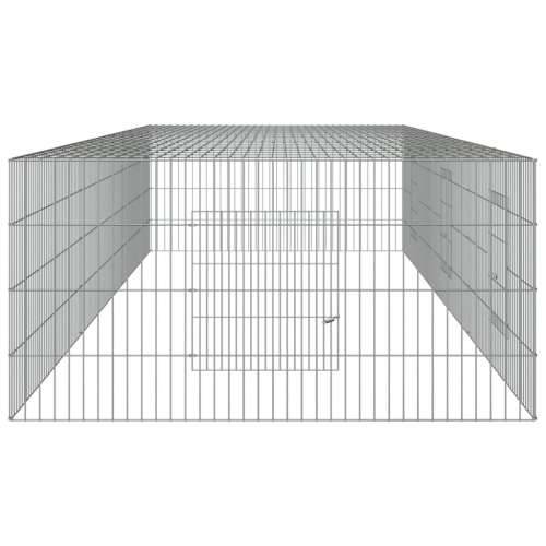 Kavez za zečeve s 3 panela 325x109x54 cm od pocinčanog željeza - 325 x 109 x 54 cm Cijena