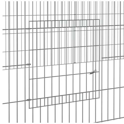 Kavez za zečeve s 3 panela 325x109x54 cm od pocinčanog željeza - 325 x 109 x 54 cm Cijena