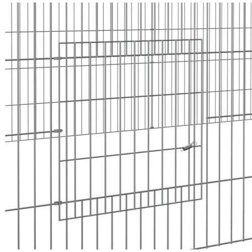 Kavez za zečeve s 3 panela 325x109x54 cm od pocinčanog željeza Cijena