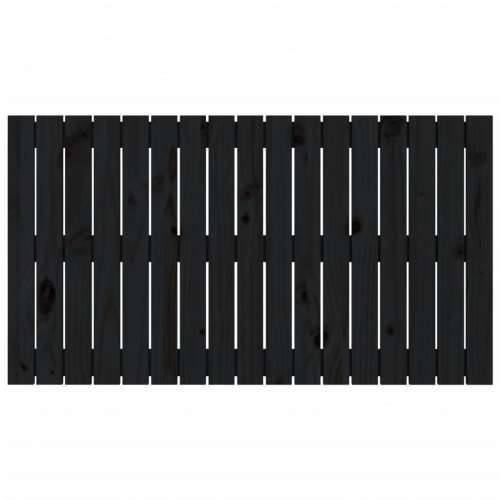Zidno uzglavlje crni 108 x 3 x 60 cm od masivne borovine - Crna 108 x 60 cm 1 Cijena
