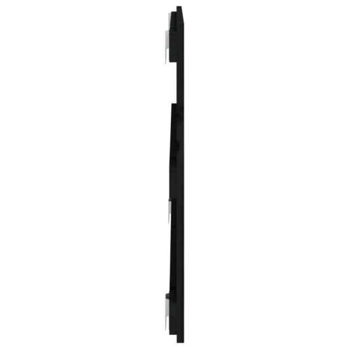 Zidno uzglavlje crni 108 x 3 x 60 cm od masivne borovine - Crna 108 x 60 cm 1 Cijena