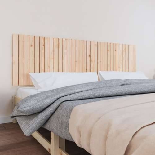 Zidno uzglavlje 204x3x60 cm od masivne borovine - Prirodna 204 x 60 cm 1 Cijena