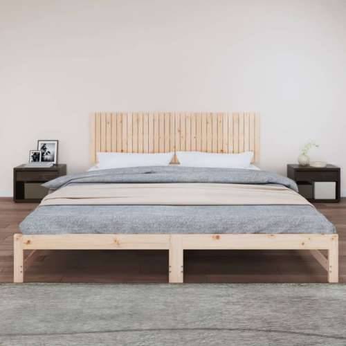 Zidno uzglavlje 204x3x60 cm od masivne borovine - Prirodna 204 x 60 cm 1 Cijena