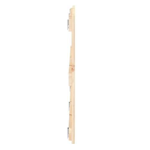 Zidno uzglavlje 204x3x60 cm od masivne borovine - Prirodna 204 x 60 cm 1 Cijena
