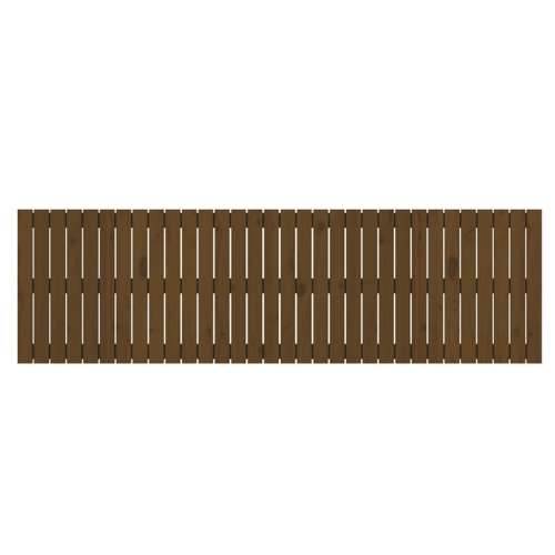 Zidno uzglavlje boja meda 204x3x60 cm masivna borovina - boja meda 204 x 60 cm 1 Cijena