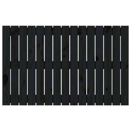 Zidno uzglavlje 95,5x3x60 cm od masivne borovine - Crna 95.5 x 60 cm 1 Cijena
