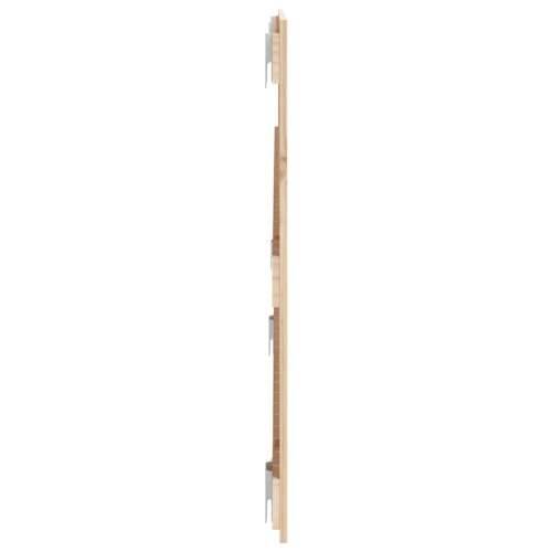 Zidno uzglavlje 127,5x3x60 cm od masivne borovine - Prirodna 127.5 x 60 cm 1 Cijena