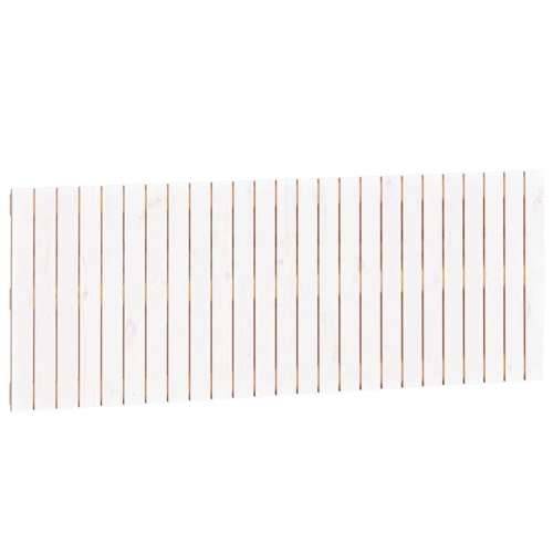 Zidno uzglavlje bijelo 159,5x3x60 cm od masivne borovine - Bijela 159.5 x 60 cm 1 Cijena