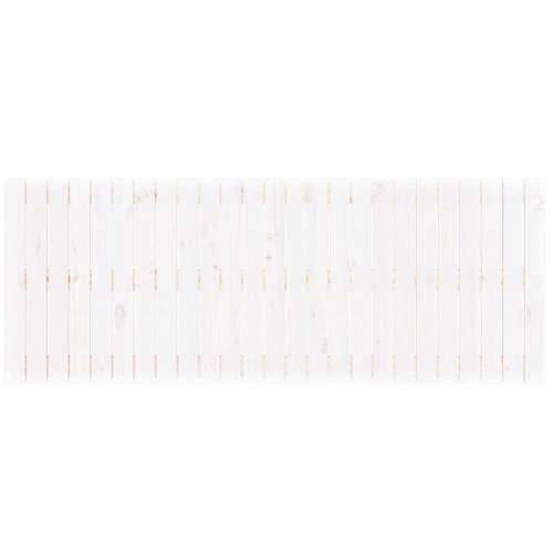 Zidno uzglavlje bijelo 159,5x3x60 cm od masivne borovine - Bijela 159.5 x 60 cm 1 Cijena