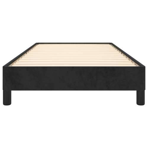 Okvir za krevet crni 80 x 200 cm baršunasti Cijena