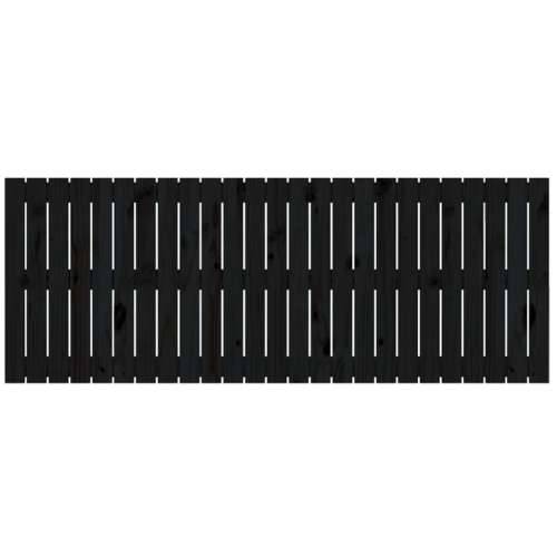 Uzglavlje za krevet Crno 159,5x3x60 cm od masivne borovine - Crna 159.5 x 60 cm 1 Cijena