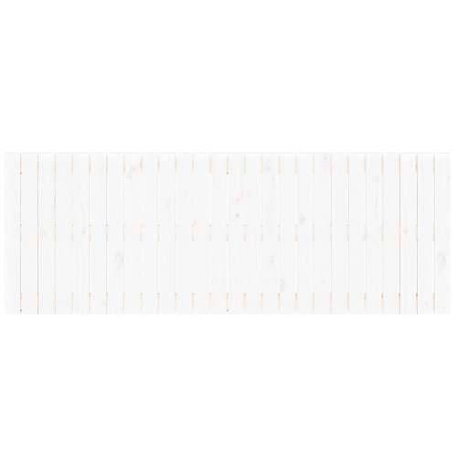 Zidno uzglavlje bijelo 166x3x60 cm od masivne borovine Cijena