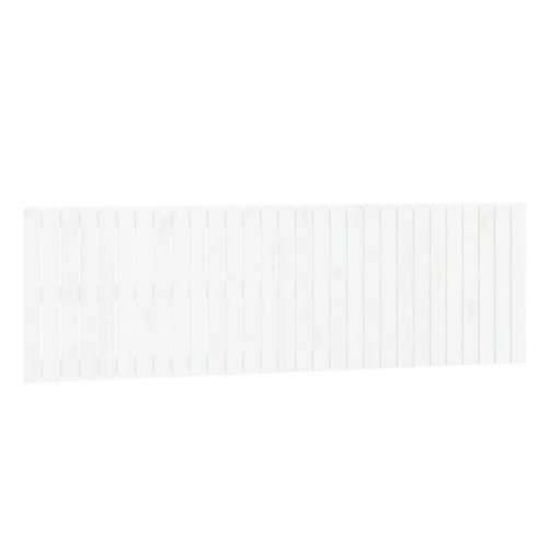 Zidno uzglavlje bijelo 185x3x60 cm od masivne borovine Cijena