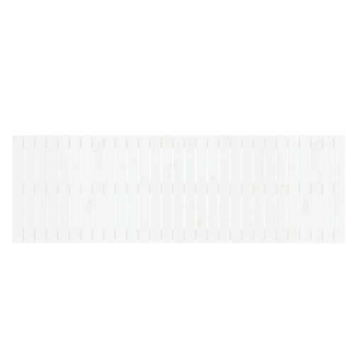 Zidno uzglavlje bijelo 185x3x60 cm od masivne borovine Cijena