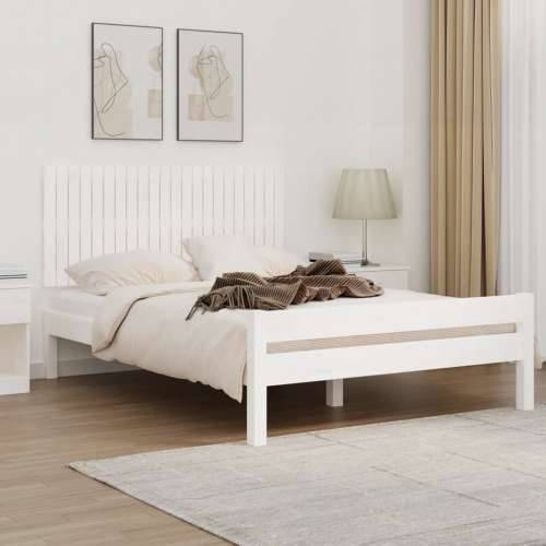 Zidno uzglavlje bijelo 140x3x60 cm od masivne borovine - Bijela 140 x 60 cm 1 Cijena