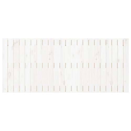 Zidno uzglavlje bijelo 140x3x60 cm od masivne borovine - Bijela 140 x 60 cm 1 Cijena