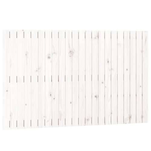 Zidno uzglavlje bijelo 140x3x90 cm od masivne borovine - Bijela 140 x 90 cm 1 Cijena
