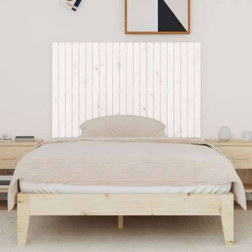 Zidno uzglavlje bijelo 140x3x90 cm od masivne borovine - Bijela 140 x 90 cm 1 Cijena