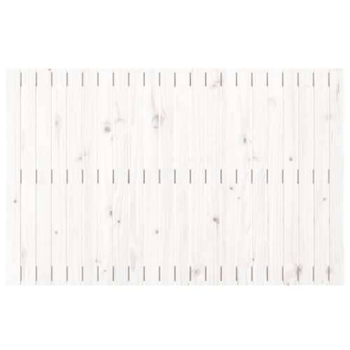 Zidno uzglavlje bijelo 140x3x90 cm od masivne borovine - Bijela 140 x 90 cm 1 Cijena
