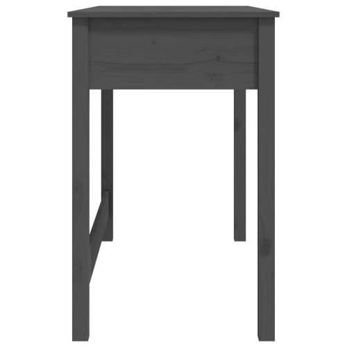 Radni stol s ladicama sivi 100 x 50 x 78 cm od masivne borovine Cijena