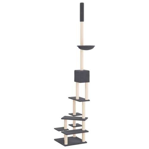 Penjalica za mačke od poda do stropa tamnosiva 268,5 - 294,5 cm Cijena