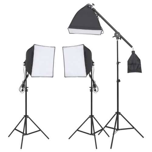 Set studijske rasvjete s tronošcem i softboxovima - 3 photo lights + 3 softboxes + 1 carrying bag + 3 tripods 10 Cijena