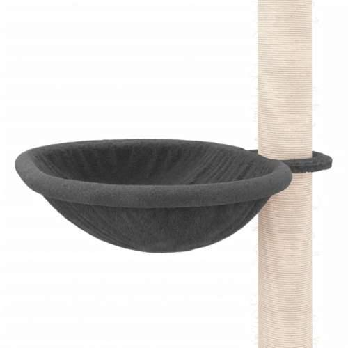 Penjalica za mačke - Kuća za mačke - Grebalica od poda do stropa tamnosiva 263,5 - 289,5 cm - Tamno siva Cijena
