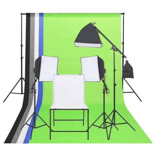 Komplet rasvjete za fotografski studio sa stolom za snimanje