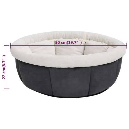 Krevet za pse 50 x 50 x 22 cm sivi Cijena