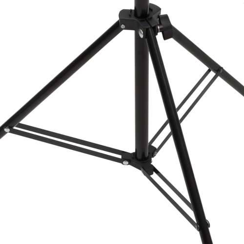 Stalak za pozadinu u obliku slova T crni 201x60x(70-200) cm - 201 x 60 x 200 cm Cijena