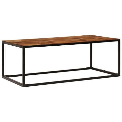 Stolić za kavu 110 x 60 x 40 cm od bagremovog drva i čelika Cijena