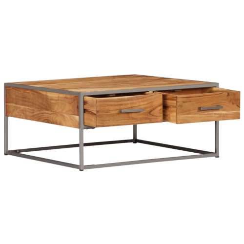 Stolić za kavu 75 x 75 x 35 cm od masivnog bagremovog drva Cijena