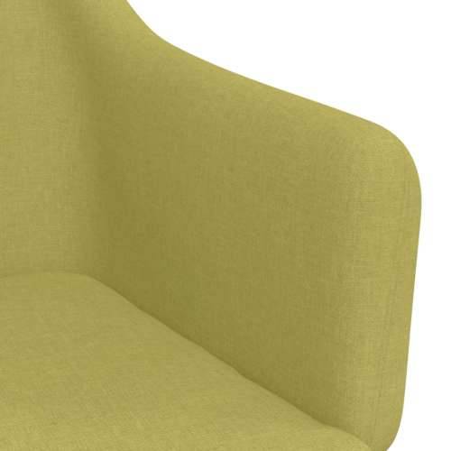 Okretne blagovaonske stolice od tkanine 2 kom zelene Cijena