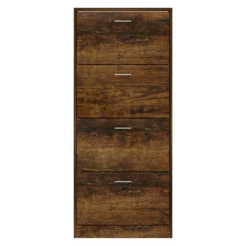 Ormarić za cipele boja hrasta 63x24x147 cm konstruirano drvo - Dimljeni hrast 1 147 cm 63 cm Cijena